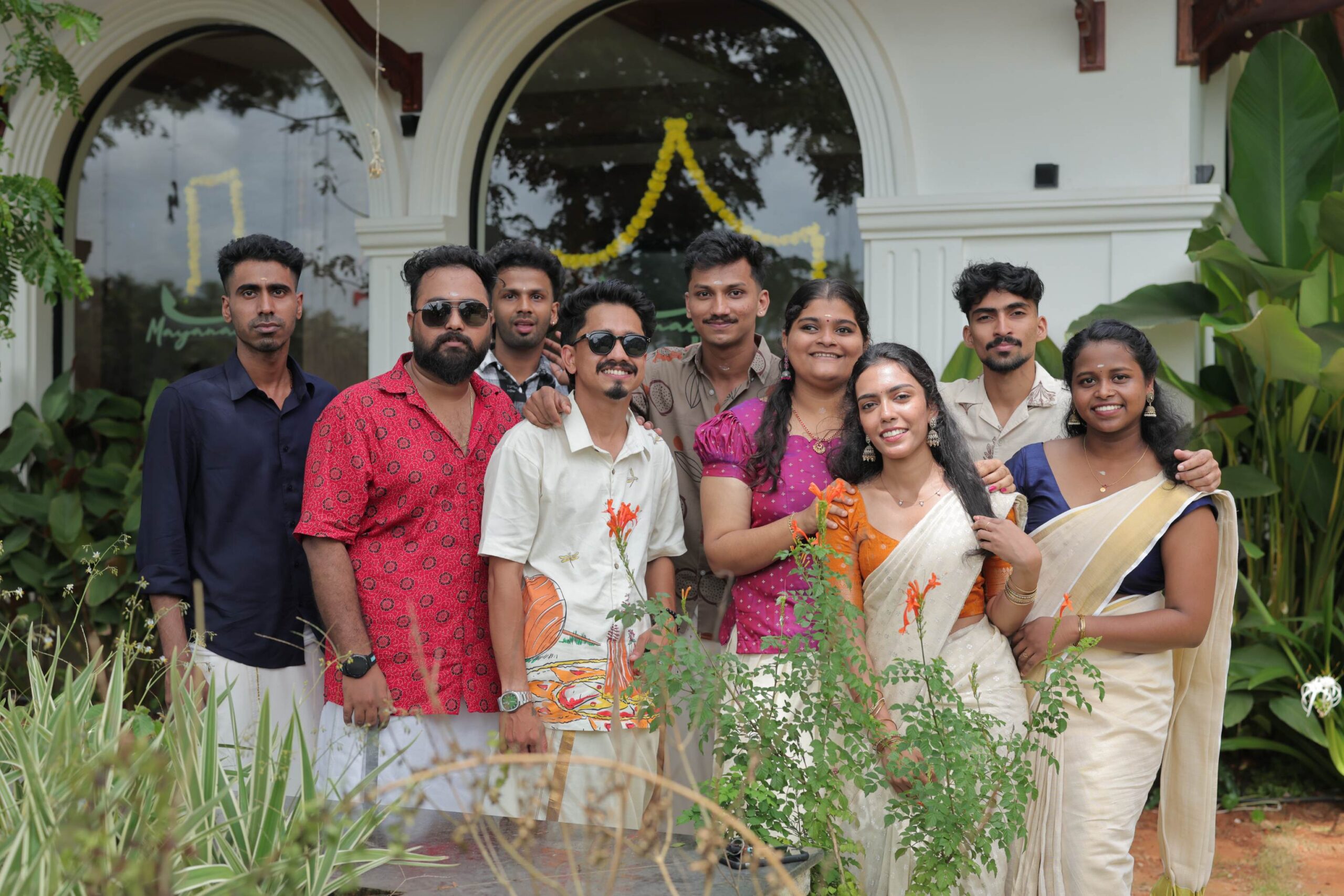 Employees playing Onam games during AiKHYAM 2K26